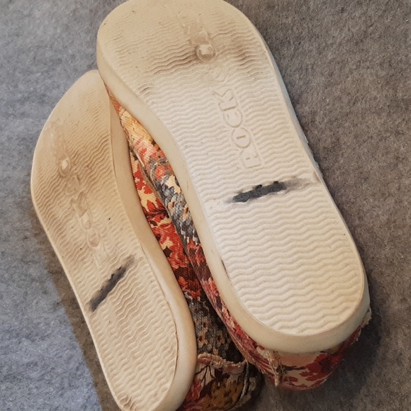 Rock & Candy boat shoe by Zigi Size 9 Boatie multi Floral Flats - Picture 6 of 7